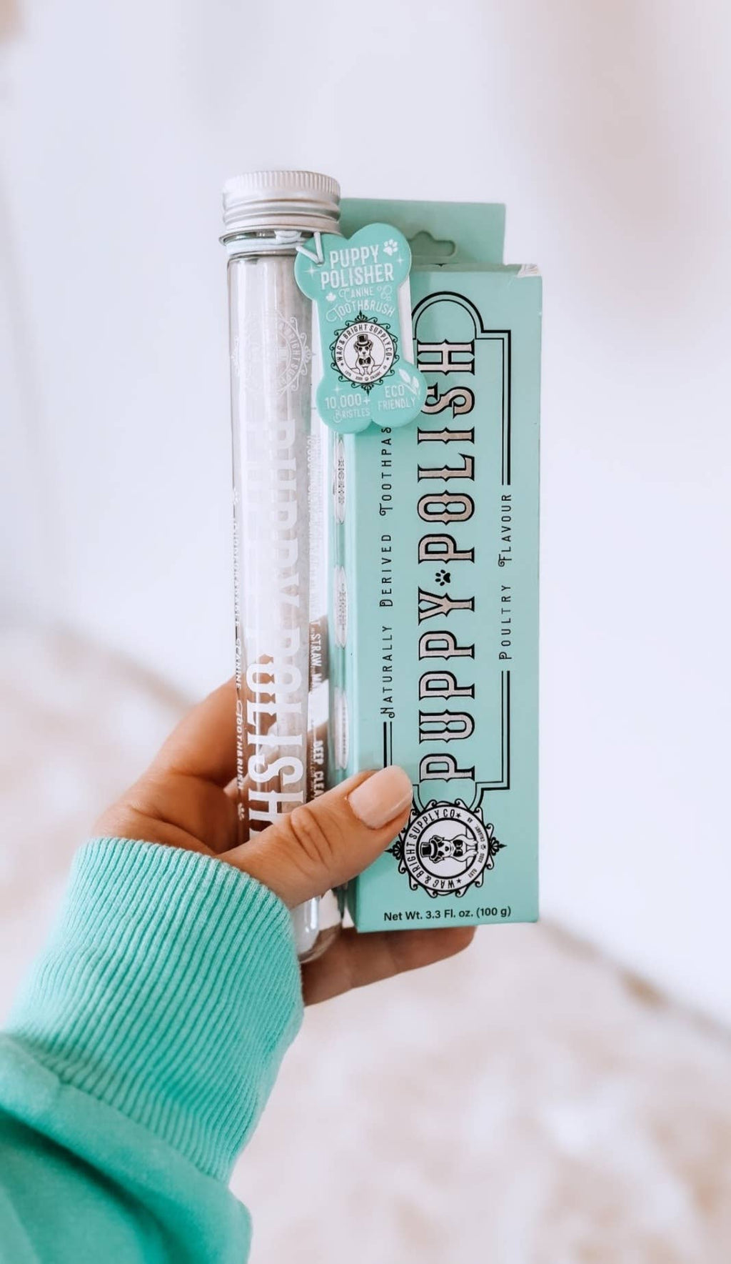 Puppy Polisher Eco Toothbrush - (Medium) - The Bougie Pet Boutique