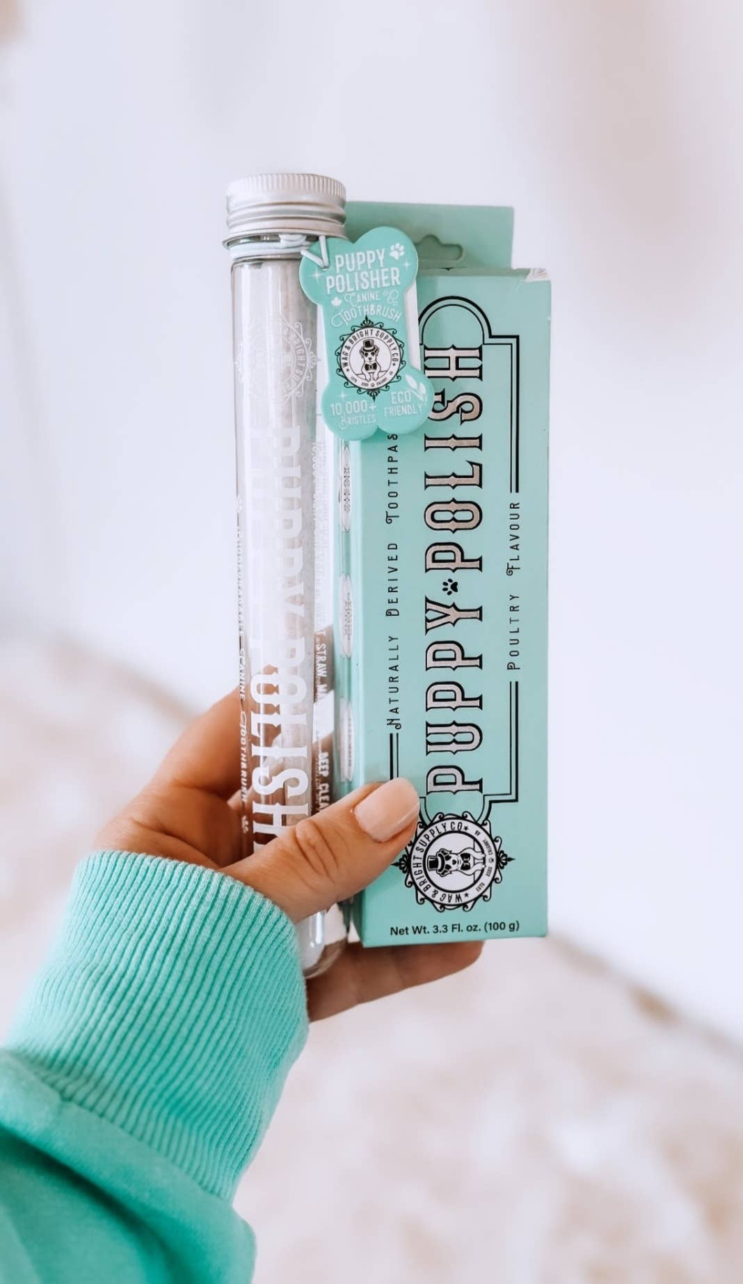 Puppy Polisher Eco Toothbrush - (Medium) - The Bougie Pet Boutique