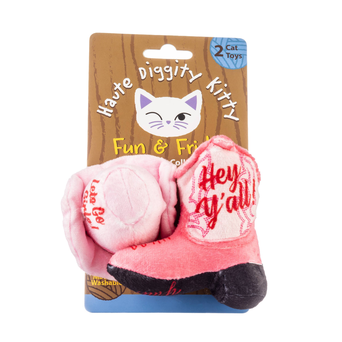 Kitty Cowgirl Western Catnip Cat Toy Haute Diggity Dog