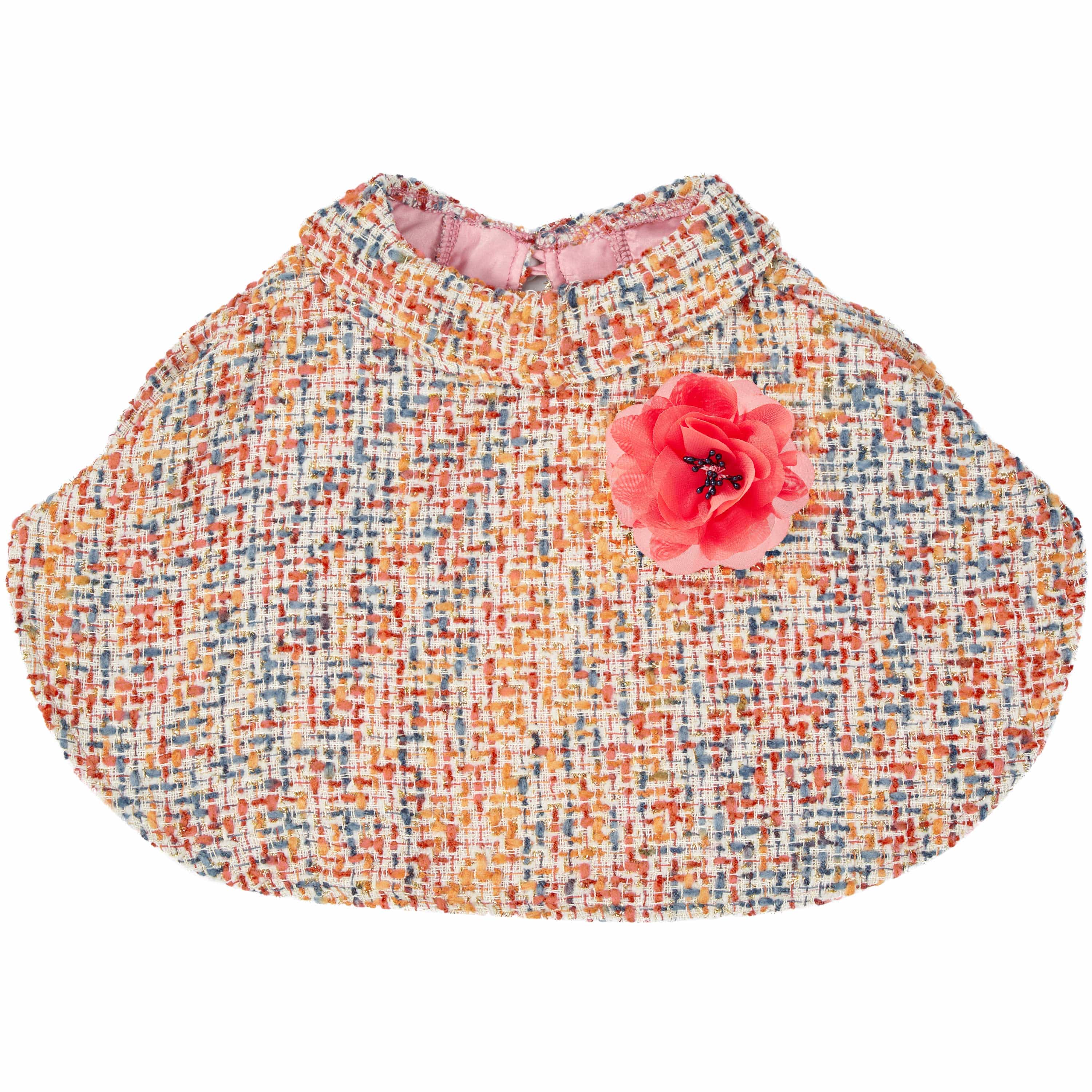 All-weather Dog Poncho with Flower - The Bougie Pet Boutique