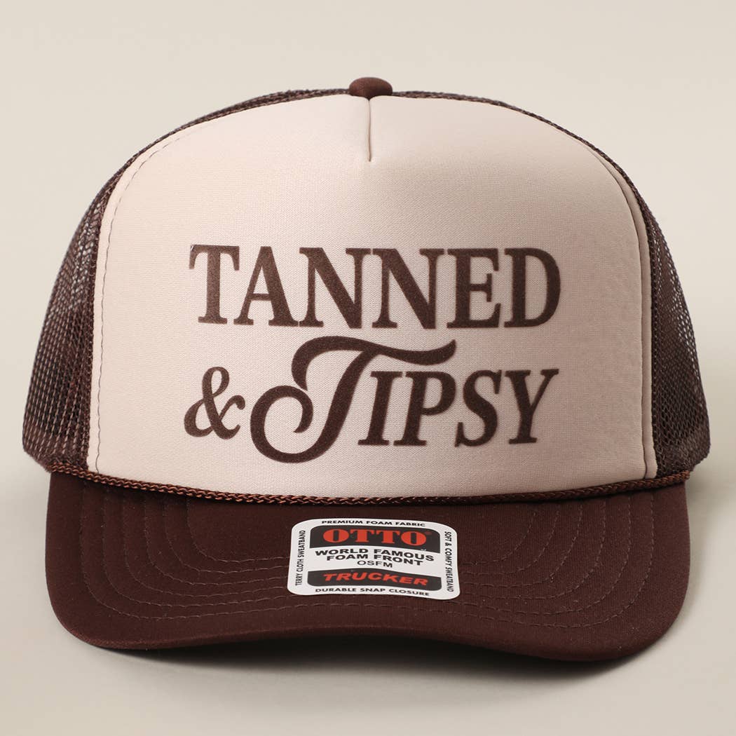TANNED & TIPSY Foam Trucker Hat Fashion City