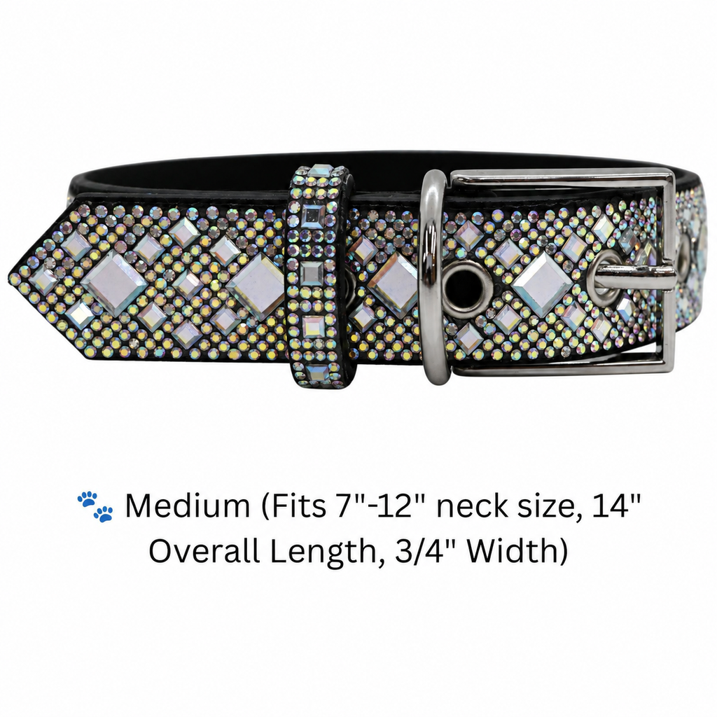 Light Pink Rhinestone Dog Collar Dog Collar World