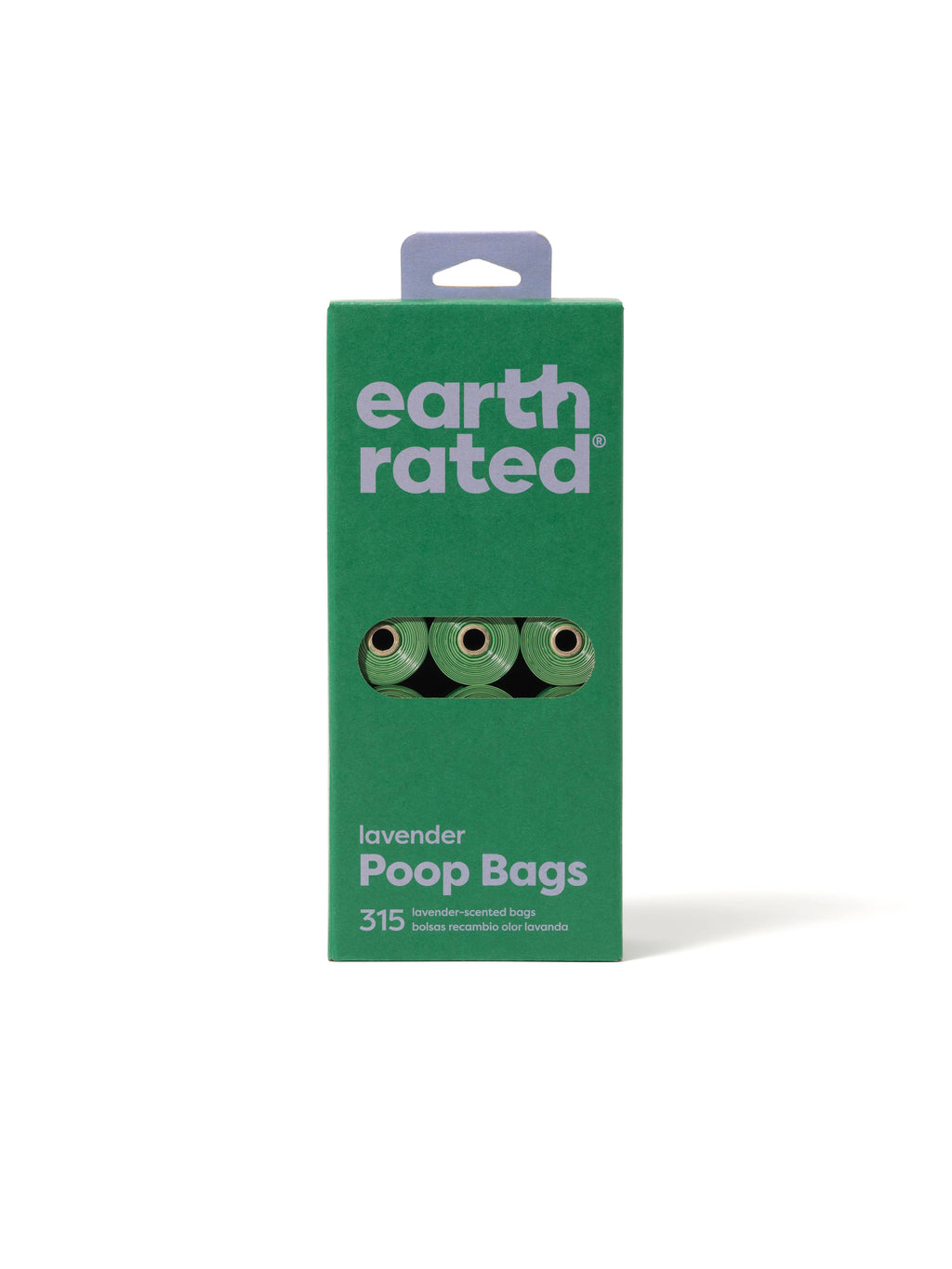 Earth Rated Lavender Poop Bags 315ct on 21 Refill Rolls - The Bougie Pet Boutique