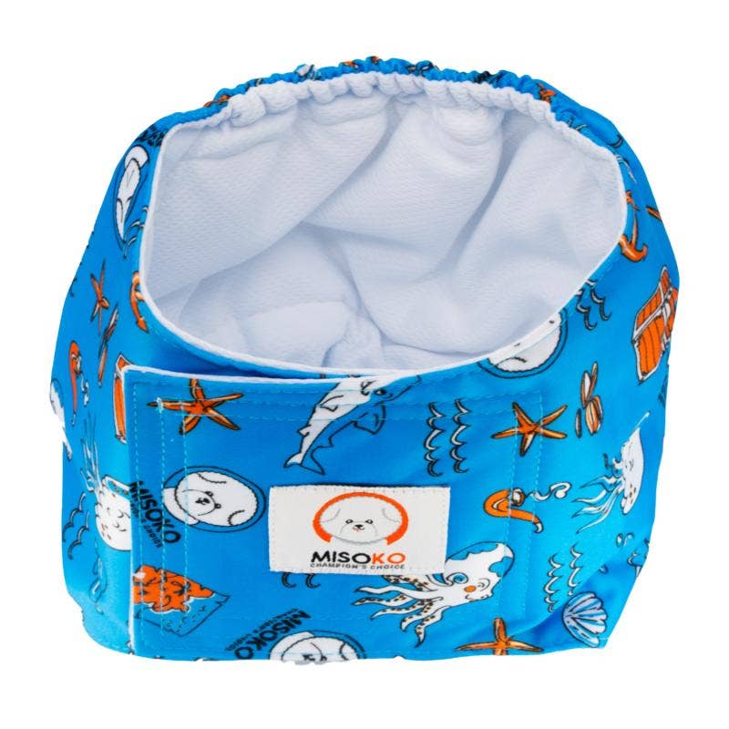 Washable Male Dog Diapers – 3 Pack Adjustable Belly Wraps KIKA USA