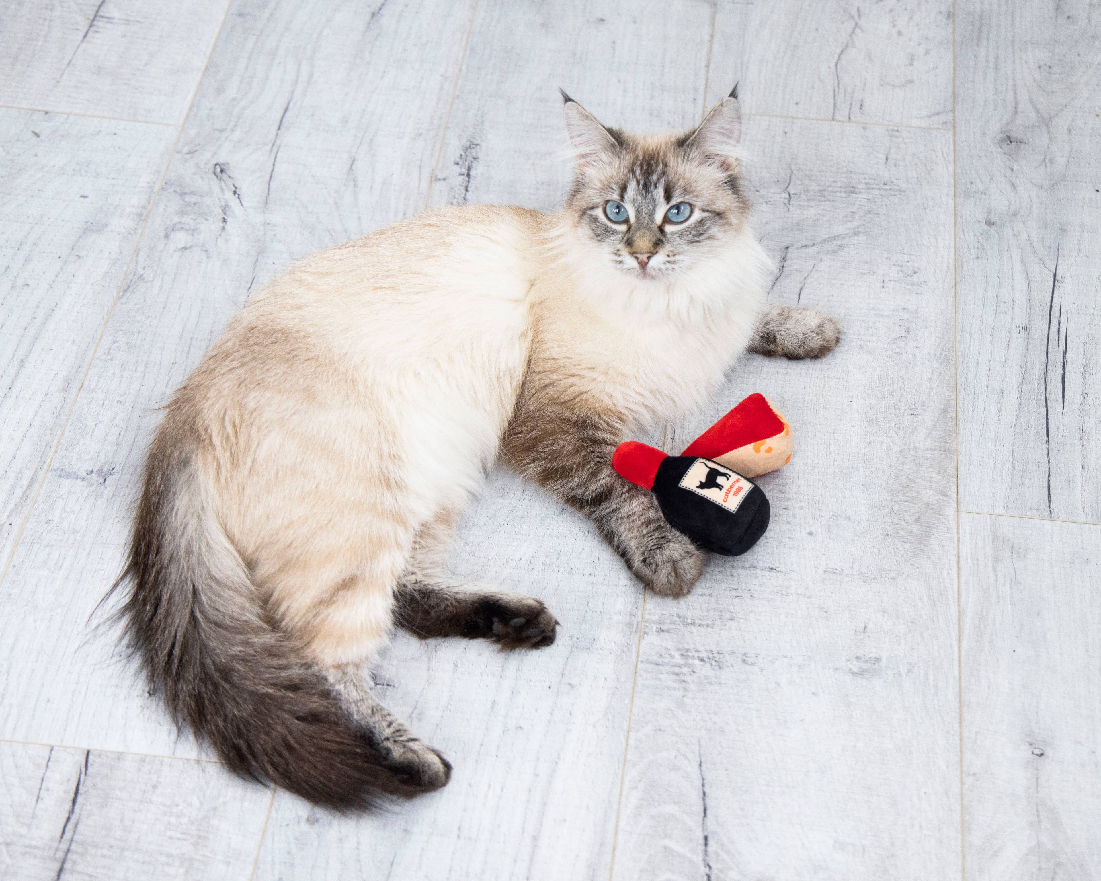 Cheese and Wine Cat Toys, Set Of 2 - The Bougie Pet Boutique