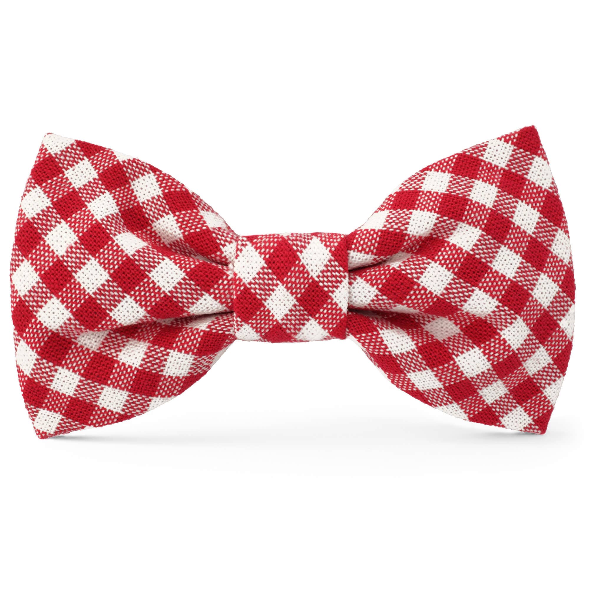 Red Gingham Dog Bow Tie - The Bougie Pet Boutique