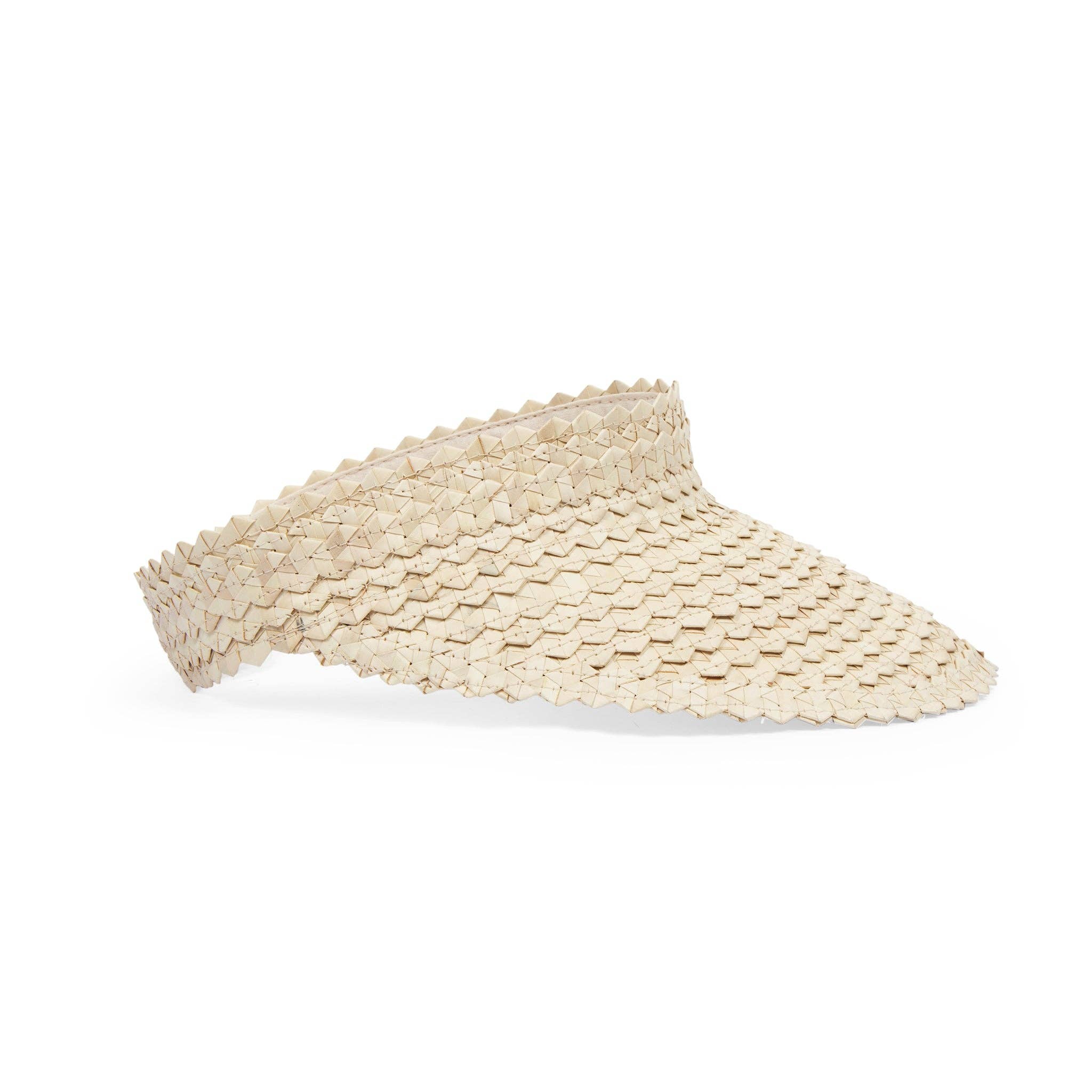 Natural Island Visor Straw Hat The Artisan and Company