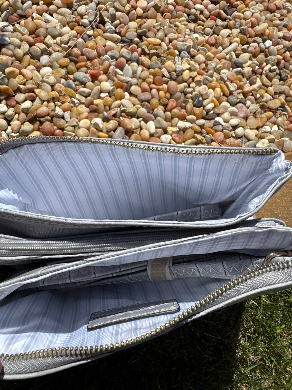 Grey Clutch The Bougie Pet Boutique