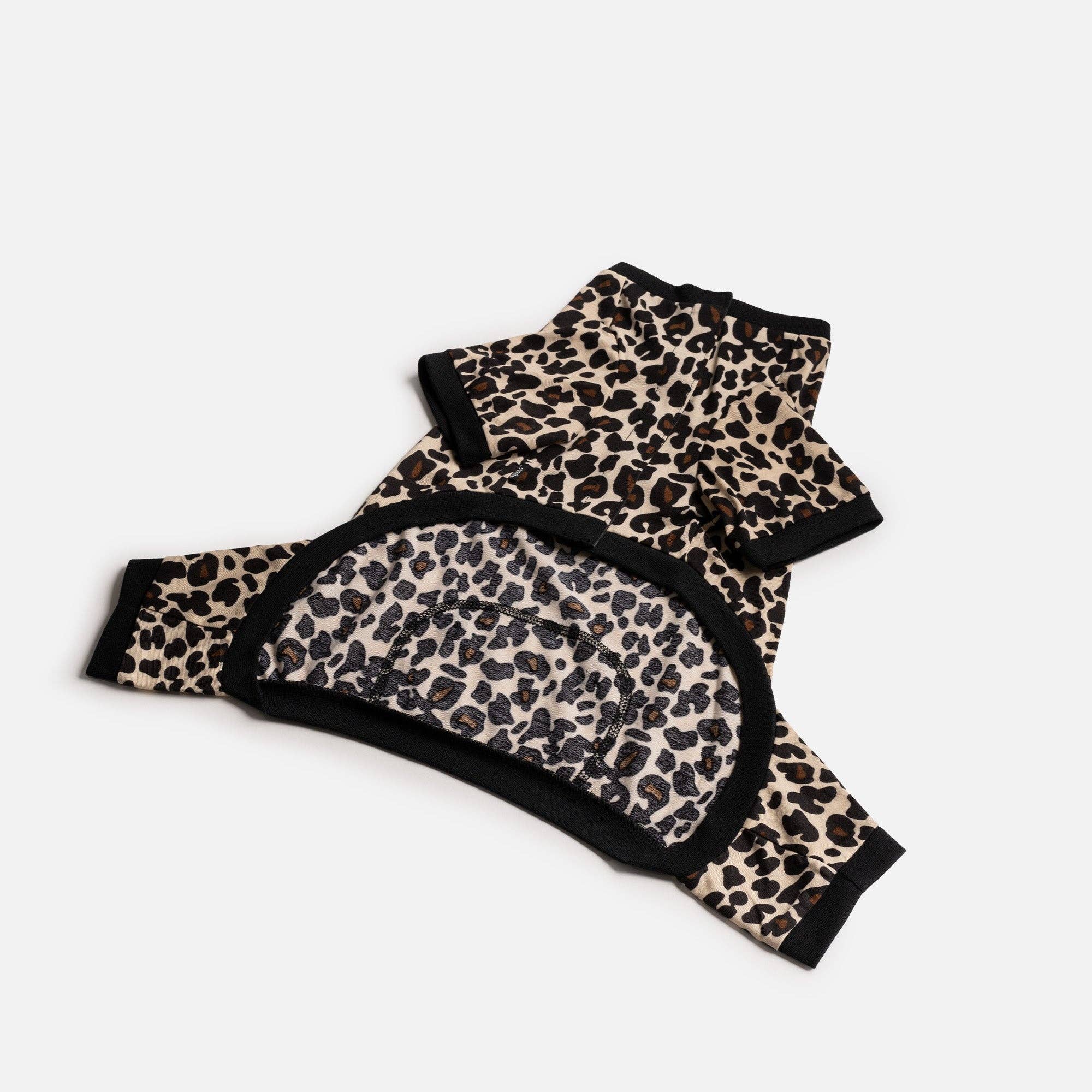 Dog Pajama - Leopard - The Bougie Pet Boutique