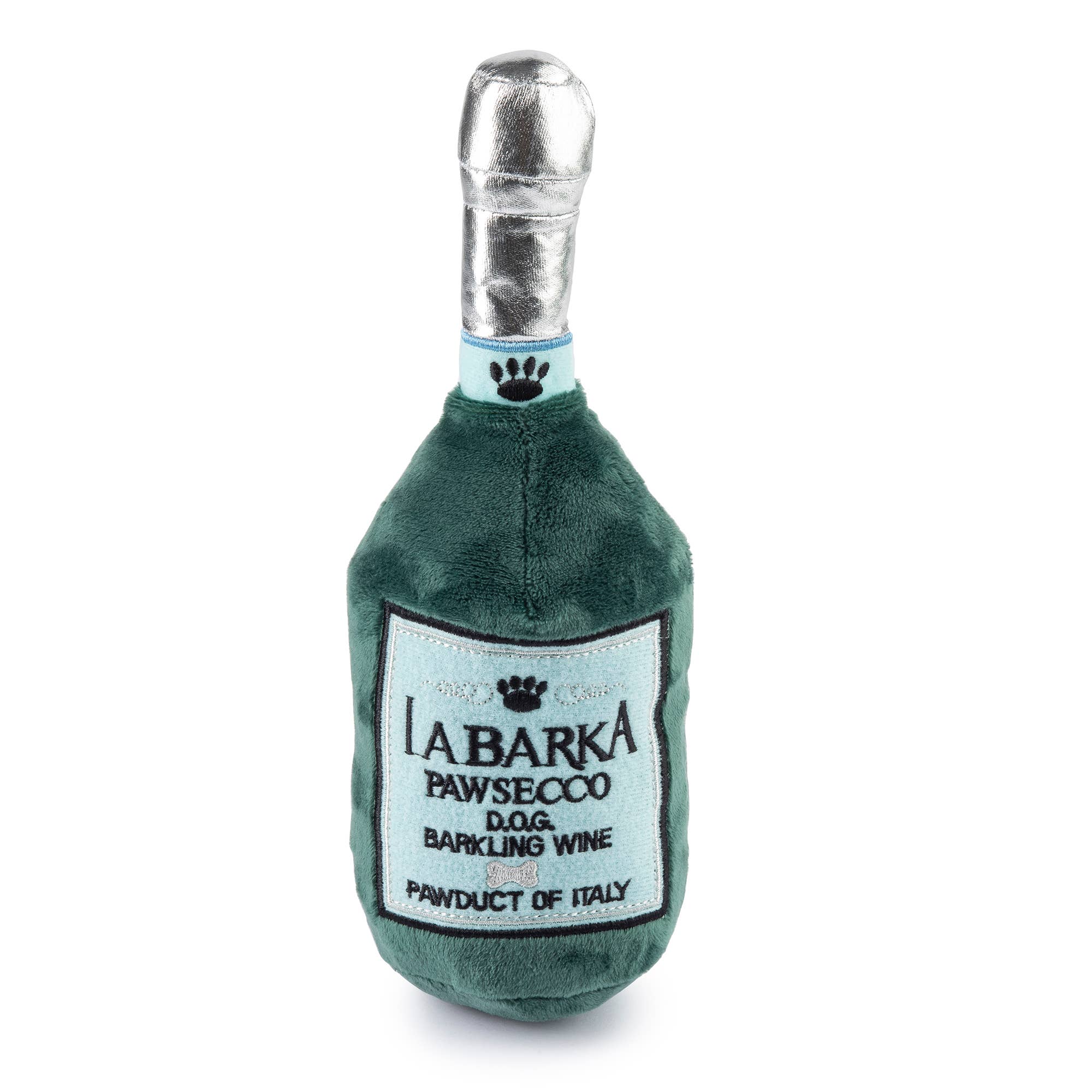 LaBarka Pawsecco Squeaker Dog Toy - The Bougie Pet Boutique