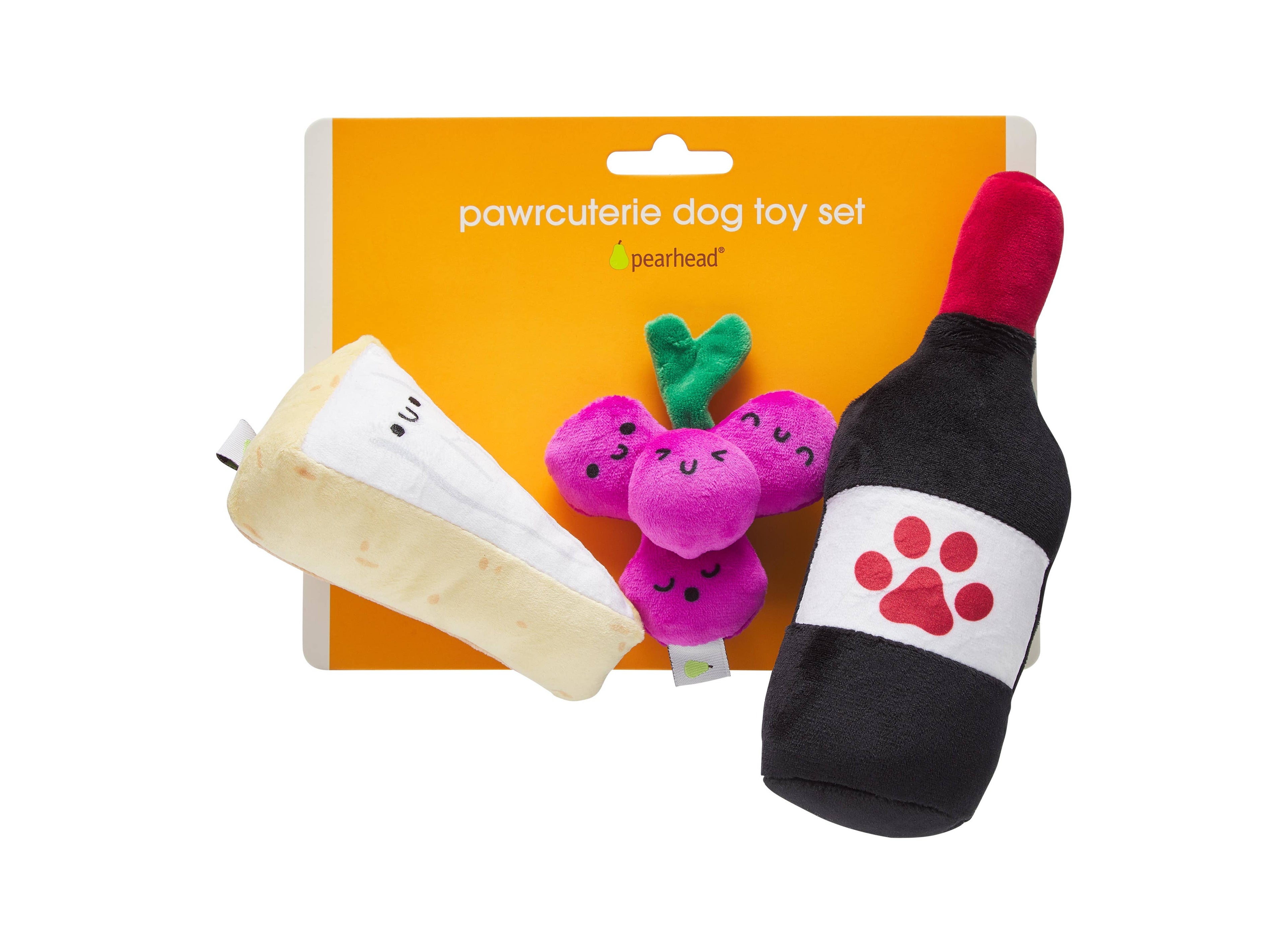Pawrcuterie Board Dog Toys, Set of 3 - The Bougie Pet Boutique