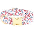 Printfresh x TFD Lobster Landing Dog Collar The Foggy Dog