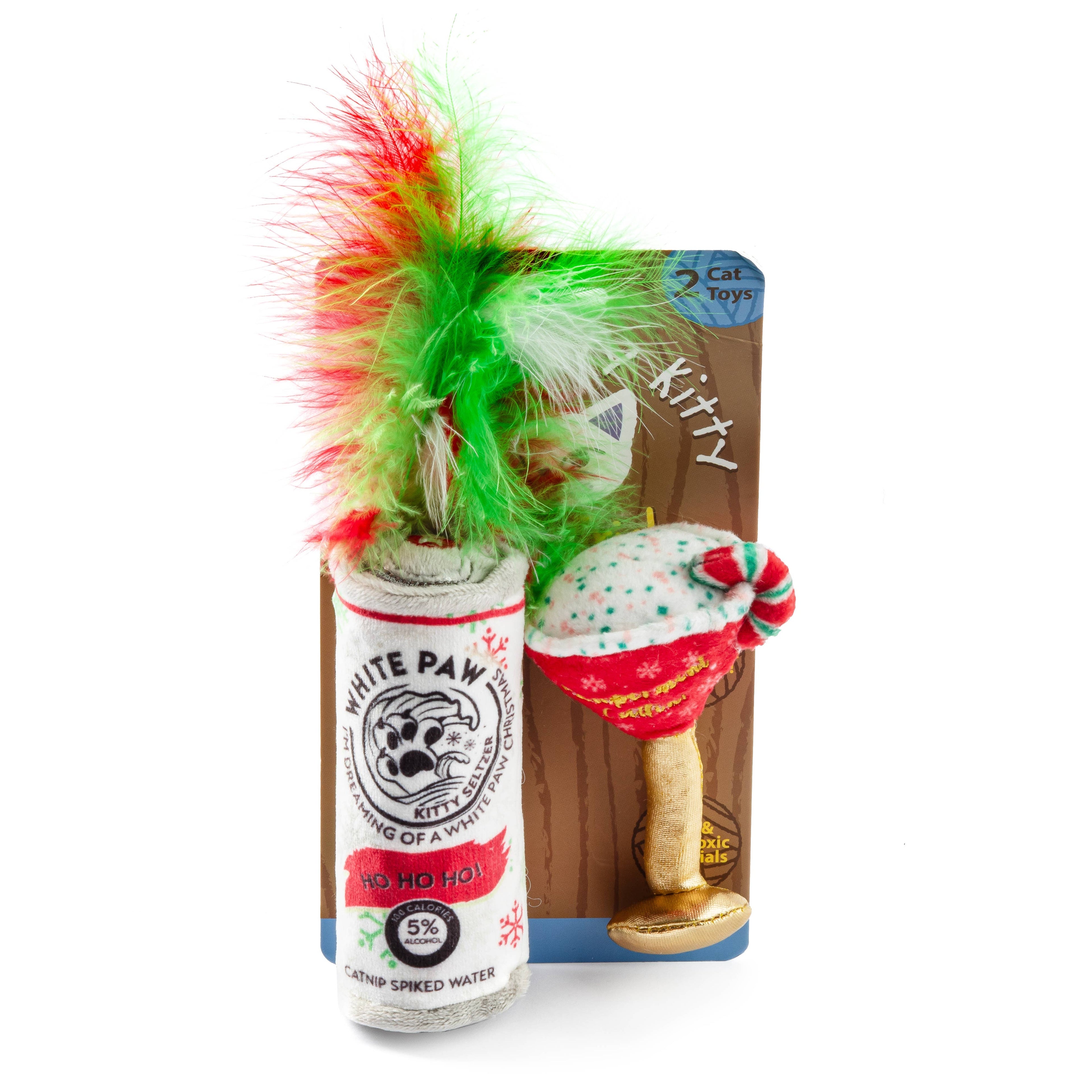 White Paw & Cattini Stocking Stuffers Christmas Catnip Toys - The Bougie Pet Boutique