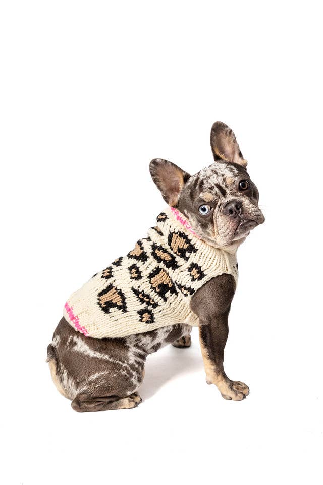 Leopard Dog Sweater - The Bougie Pet Boutique