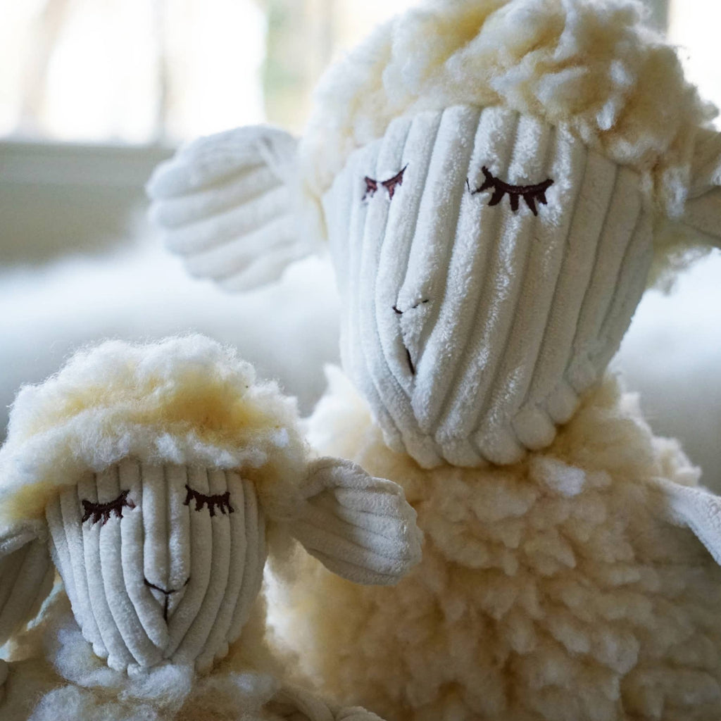 Louise Lamb HuggleFleece® FlufferKnottie™ Plush Dog Toy HuggleGroup