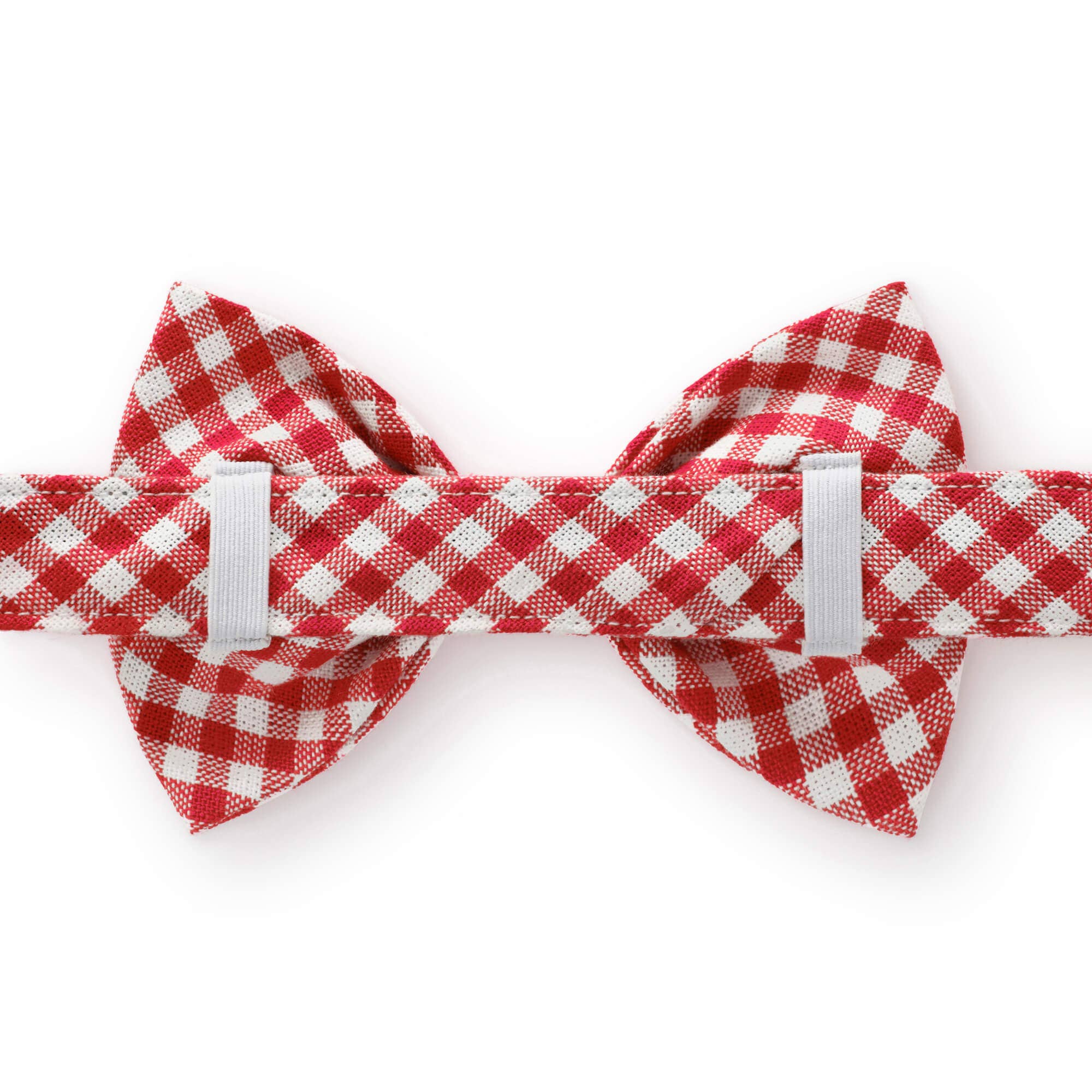 Red Gingham Dog Bow Tie - The Bougie Pet Boutique