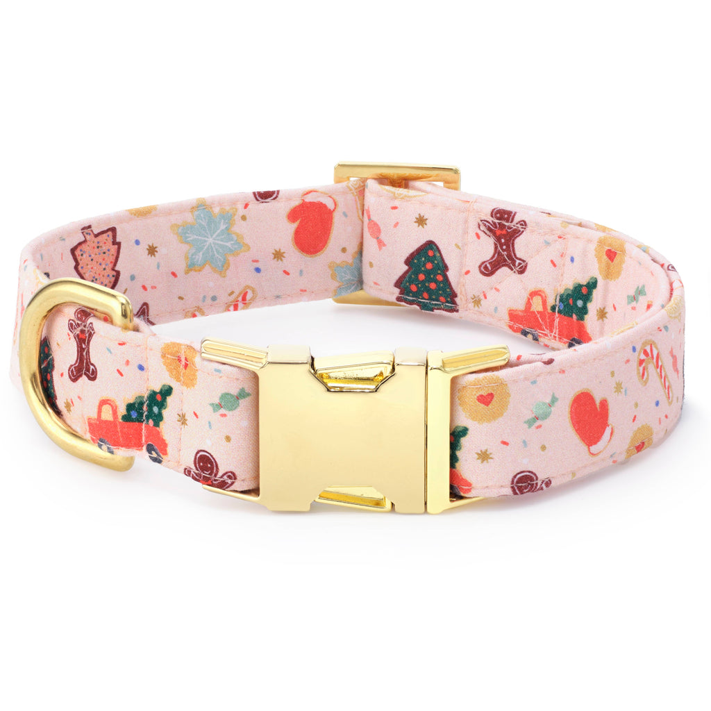 Rifle Paper Co. x TFD Holiday Cookies Dog Collar - The Bougie Pet Boutique