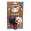 Kitty Vuiton Balls (Checker) Organic Catnip Toys - The Bougie Pet Boutique