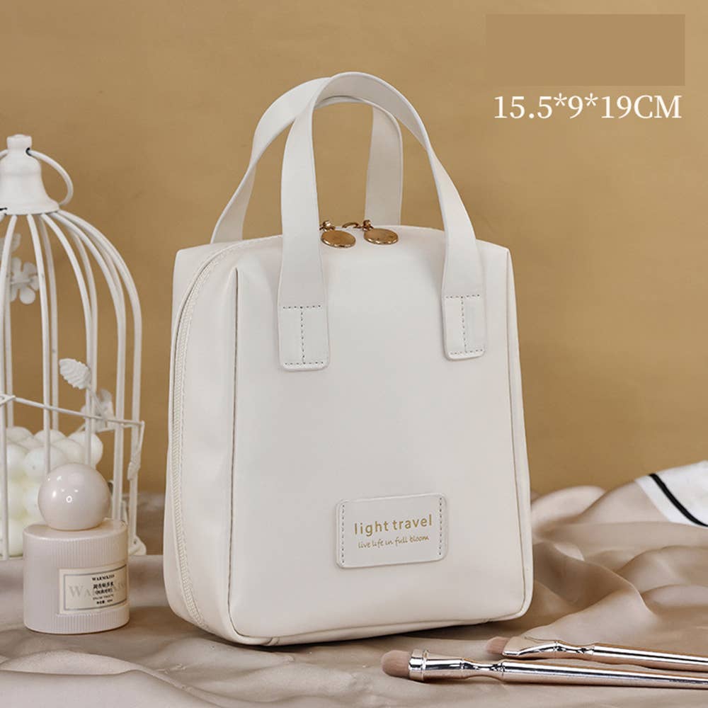 PU Handheld Large Capacity Travel Portable Cosmetics Storage - The Bougie Pet Boutique