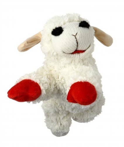 Multipet Lamb Chop Plush Dog Toy 10" Pet Palette Distribution
