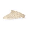 Natural Island Visor Straw Hat The Artisan and Company