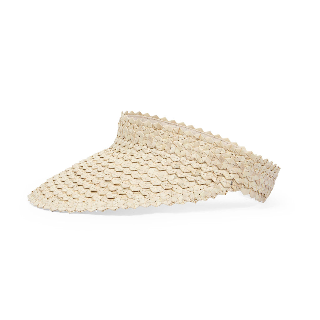 Natural Island Visor Straw Hat The Artisan and Company