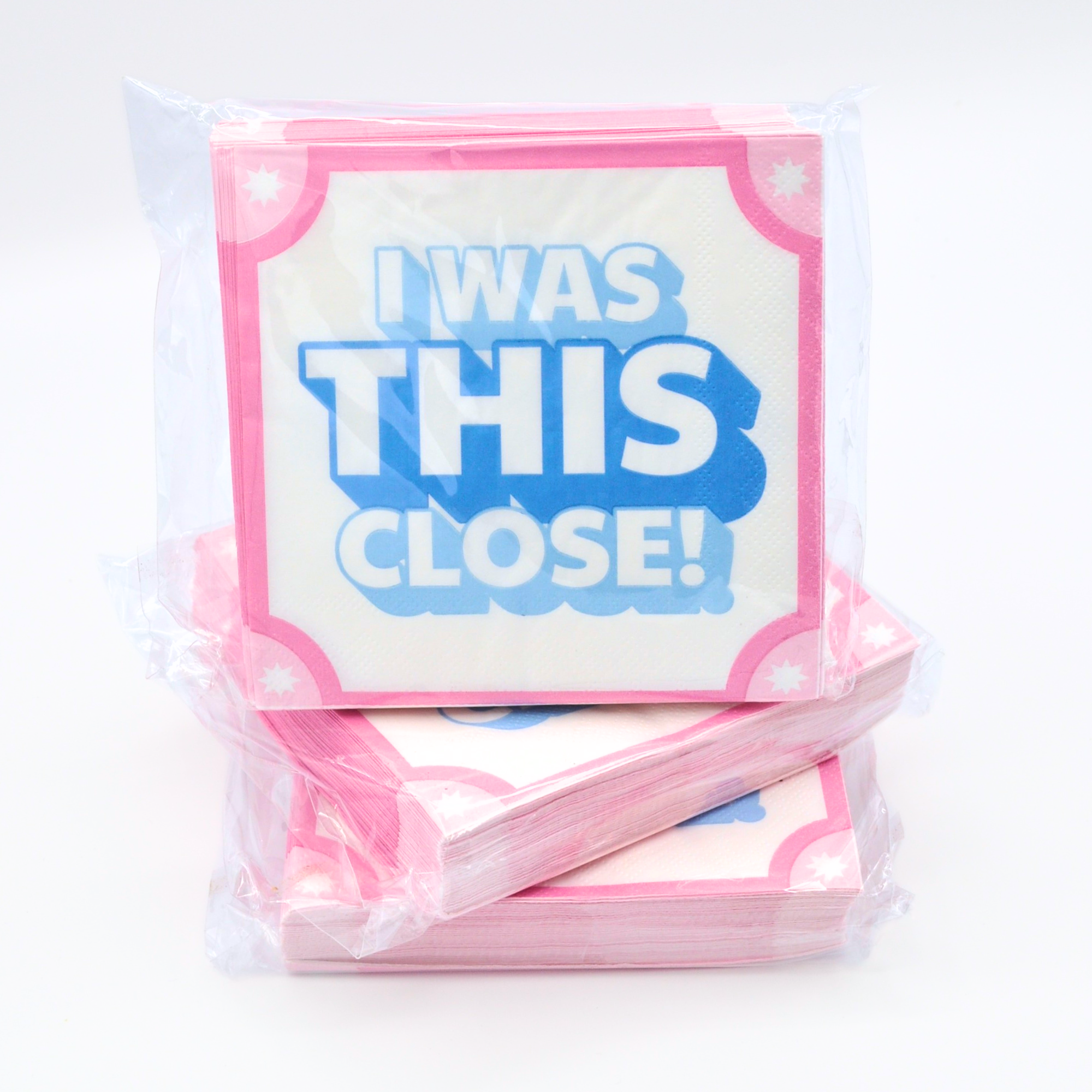 "I Was THIS Close!" Cocktail Napkins Middle & Main Mahjong