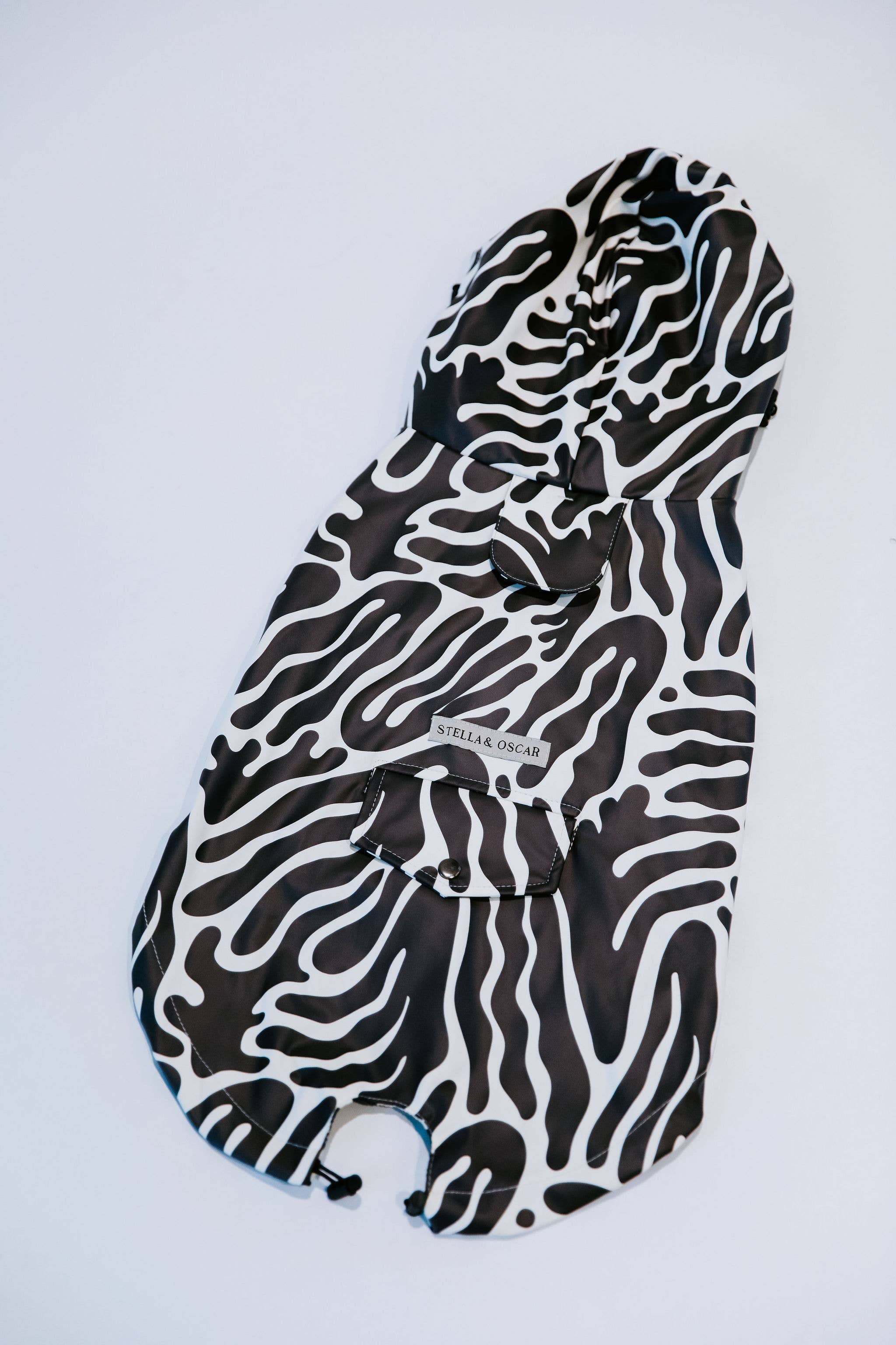 Abstract Dog Rain Jacket Stella & Oscar