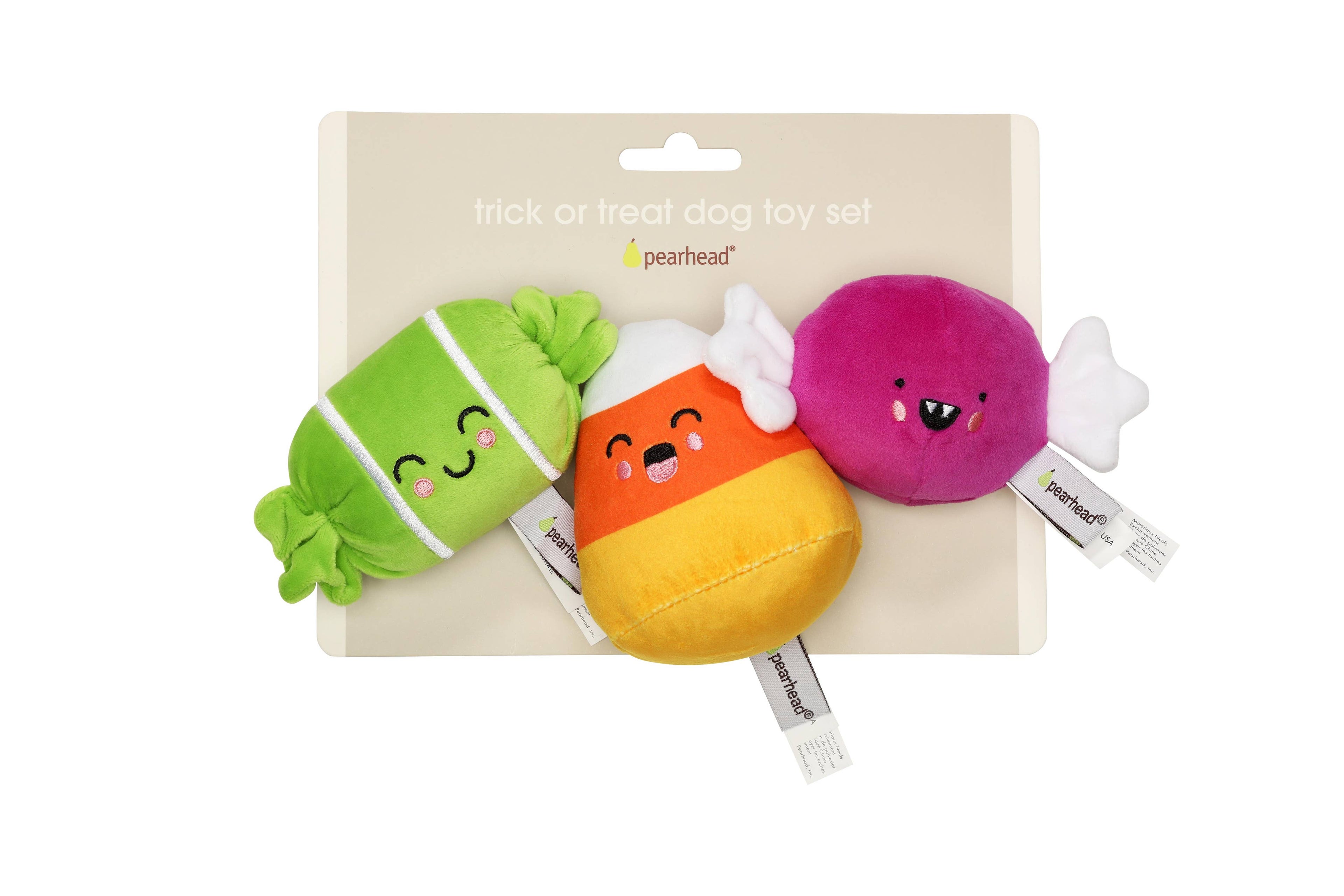 Halloween Candy Dog Toys, Set of 3 - The Bougie Pet Boutique