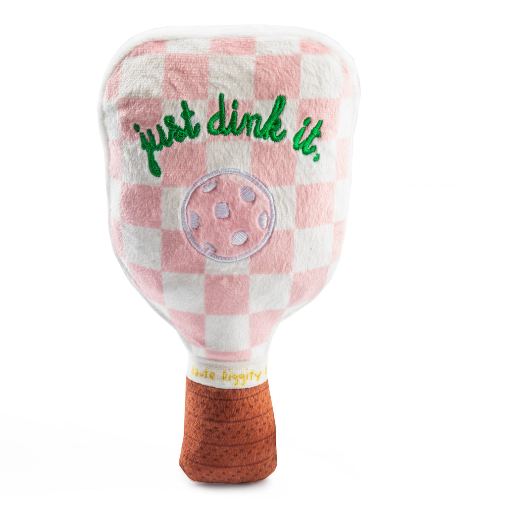 Pink Checker Pickleball Paddle by Haute Diggity Dog - The Bougie Pet Boutique