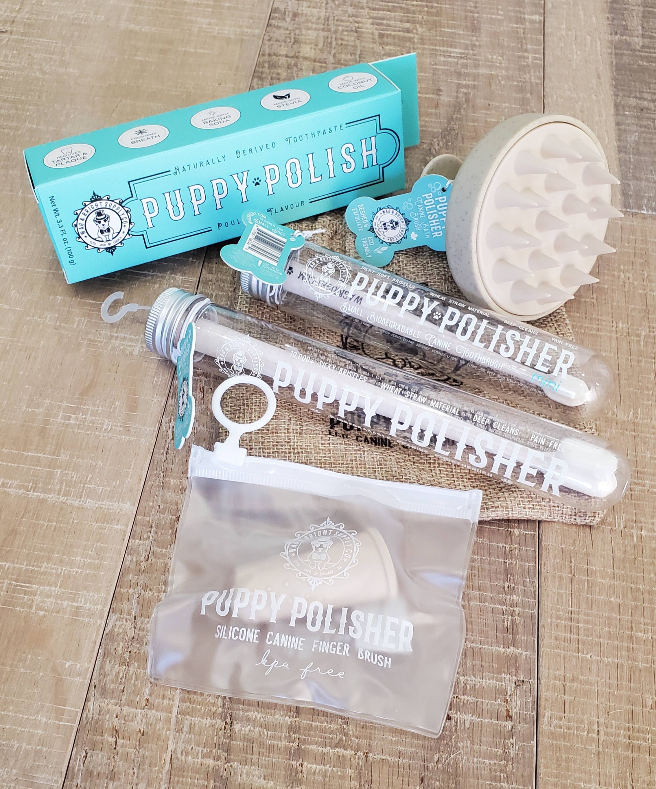 Puppy Polisher Eco Toothbrush - (Medium) - The Bougie Pet Boutique