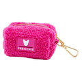 Frenchie Poo Bag Holder - Teddy Hot Pink - The Bougie Pet Boutique
