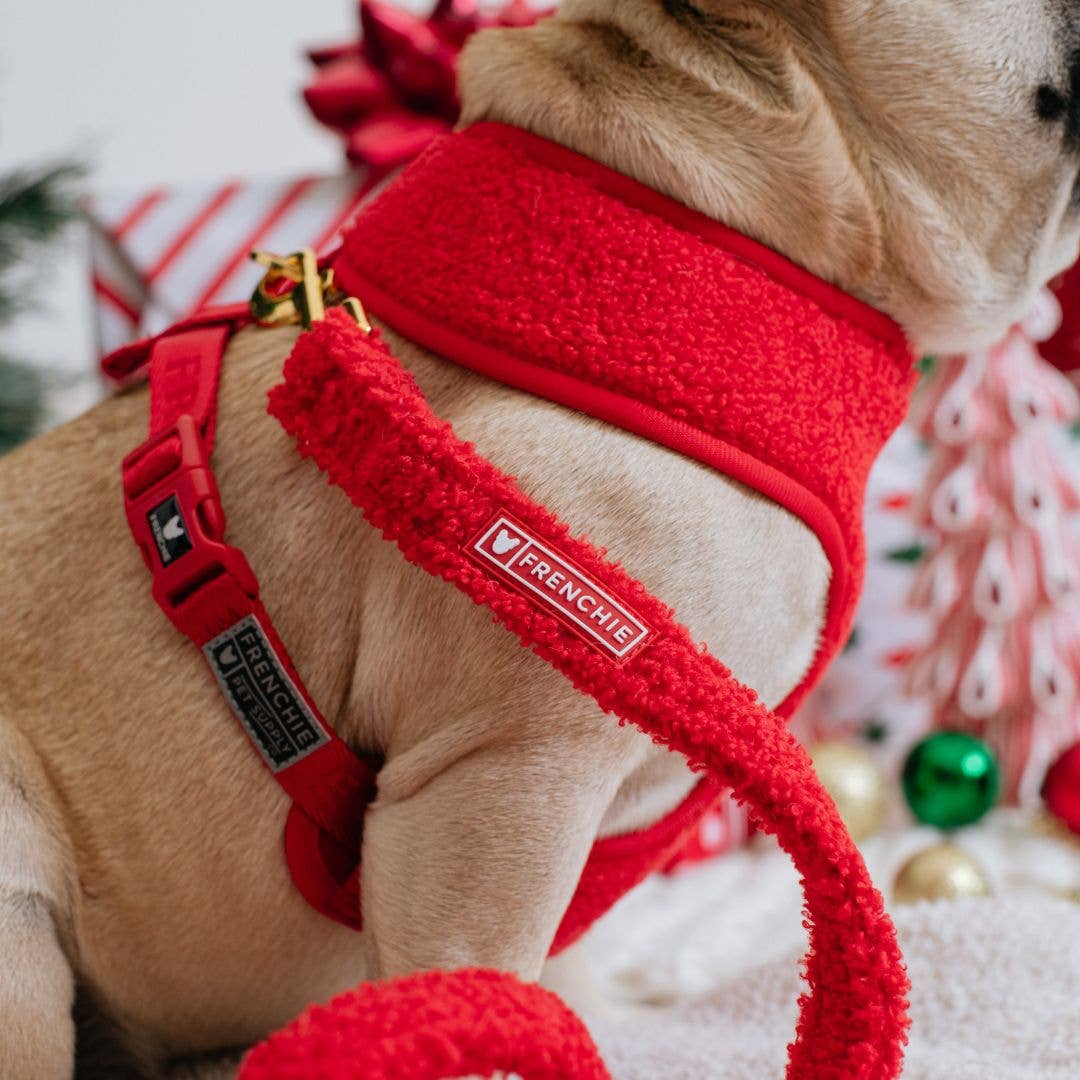 Frenchie Duo Reversible Harness - Teddy Red