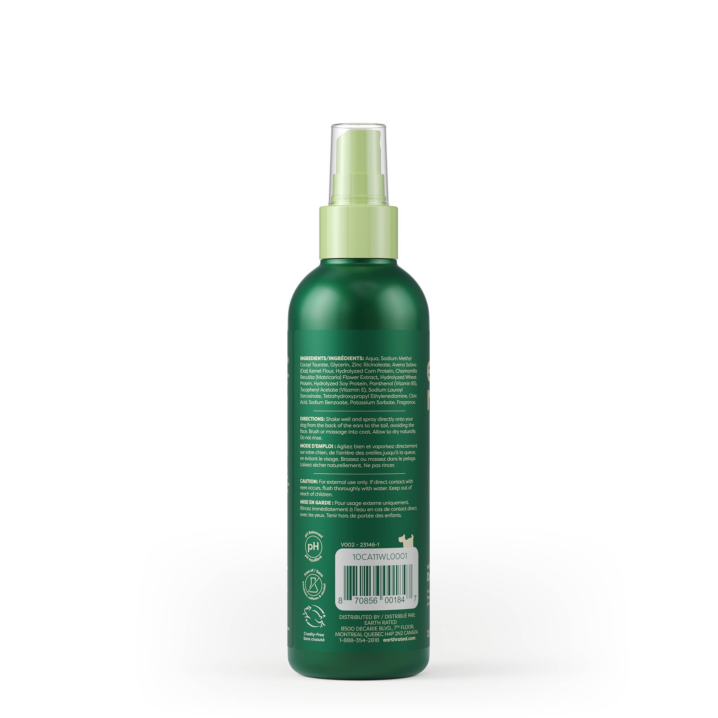 Earth Rated Dog Refresh Mist 8oz - The Bougie Pet Boutique