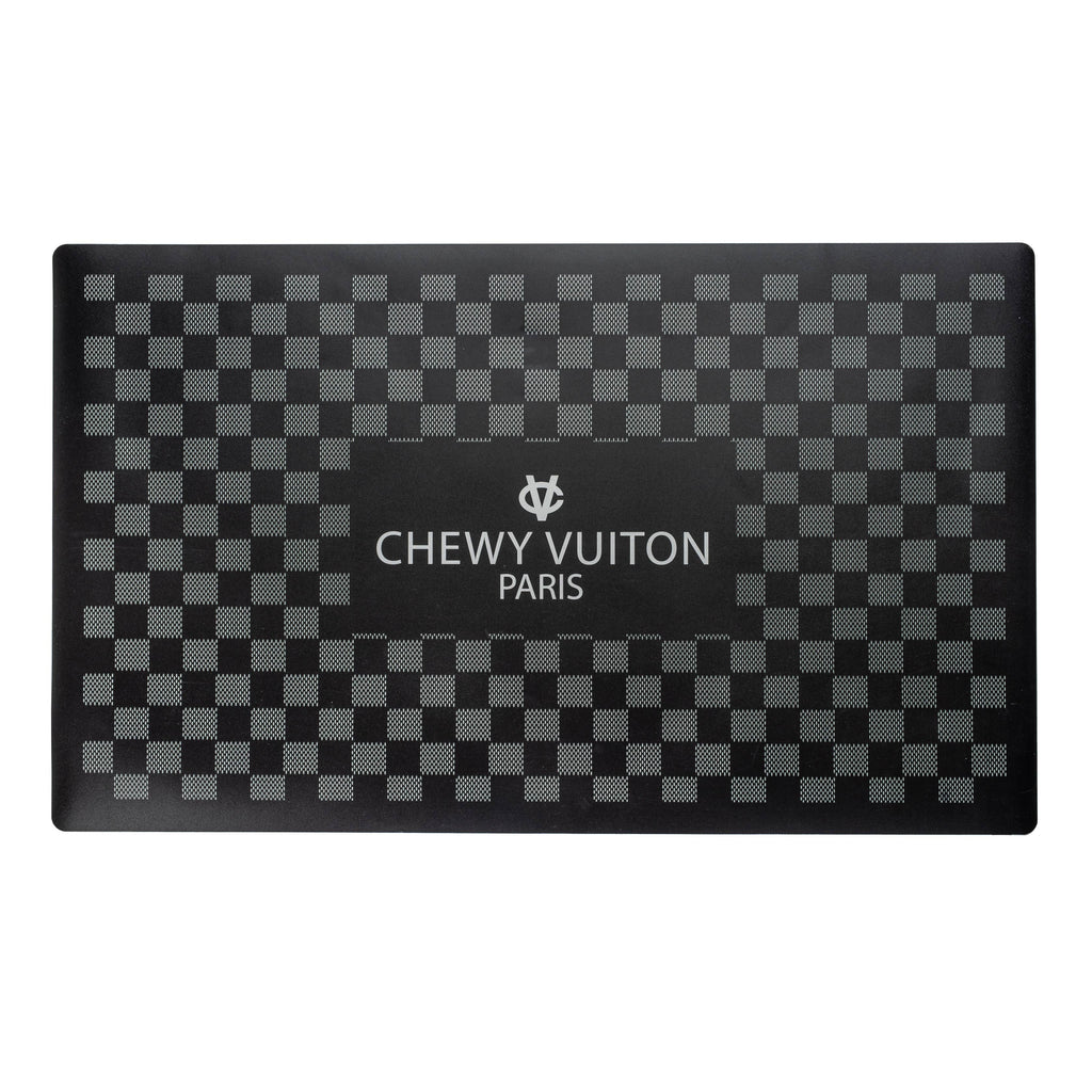 Black Checker Chewy Vuiton Placemat Haute Diggity Dog