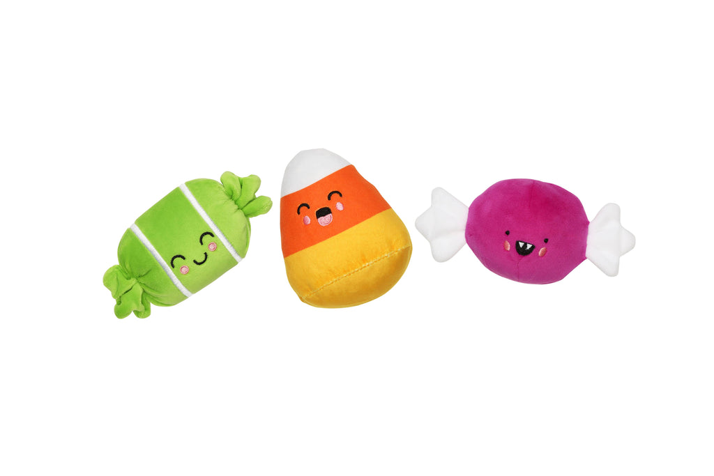 Halloween Candy Dog Toys, Set of 3 - The Bougie Pet Boutique