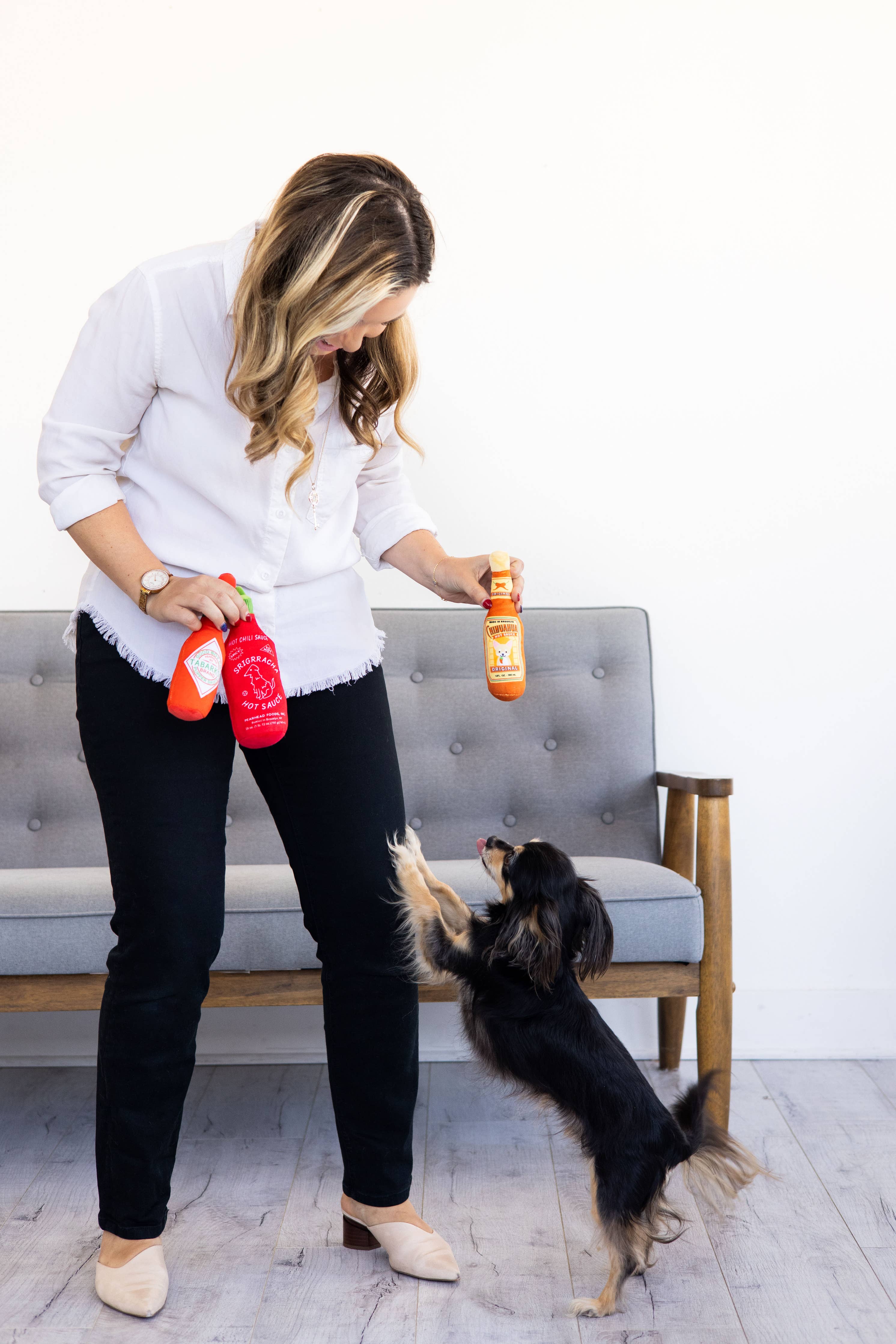 Hot Pupper Sauce Dog Toys, Set of 3 - The Bougie Pet Boutique