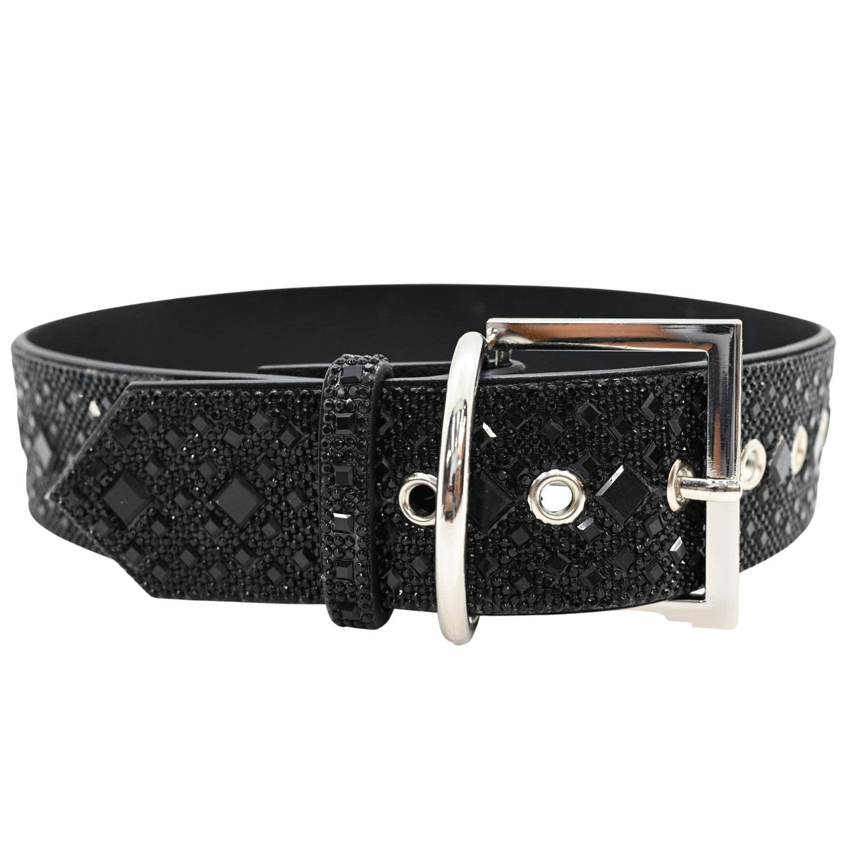 Black Rhinestone Dog Collar Dog Collar World