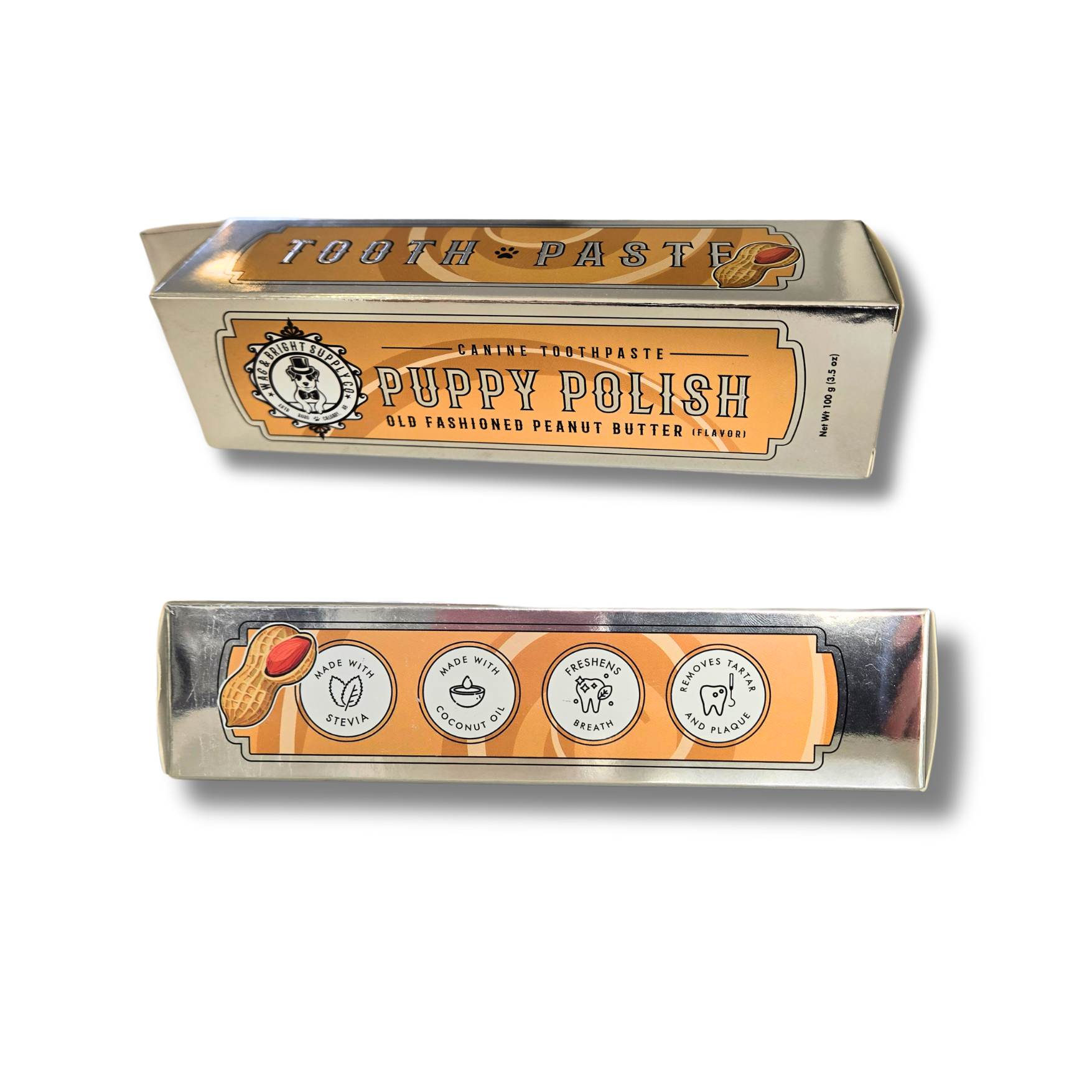 Puppy Polish Toothpaste - Old Fashioned Peanut Butter - The Bougie Pet Boutique
