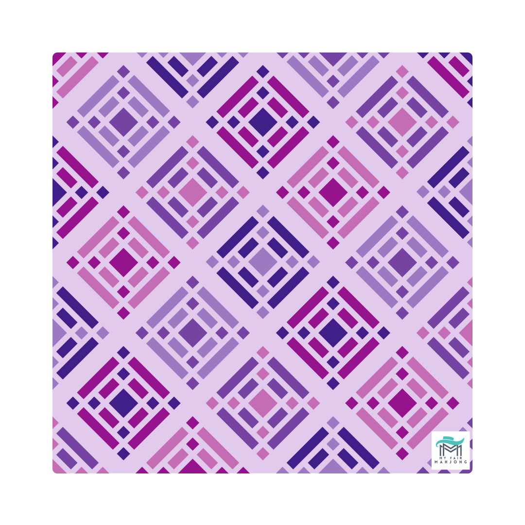 MAHJONG MAT  |  Brightside  |  33" x 33" My Fair Mahjong