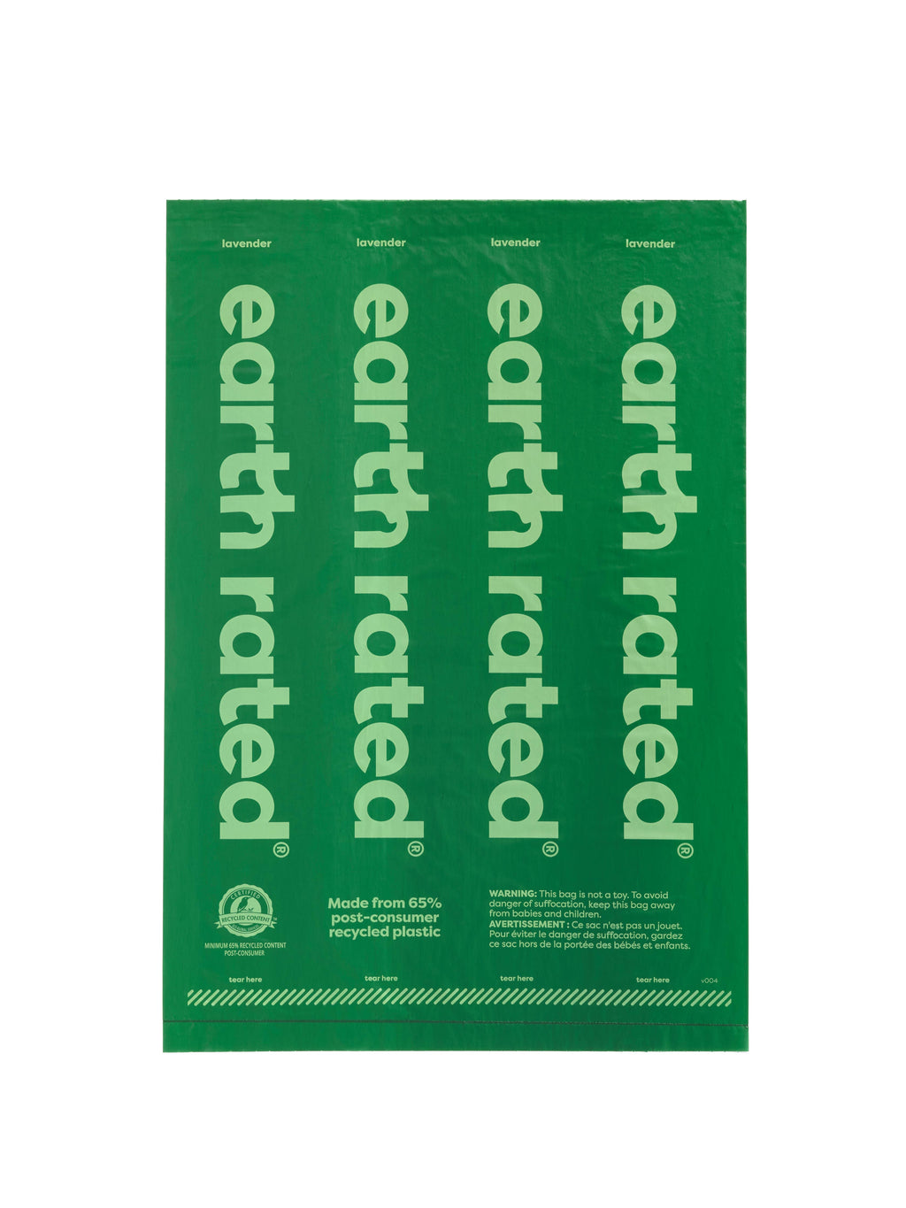 Earth Rated Lavender Poop Bags 315ct on 21 Refill Rolls - The Bougie Pet Boutique