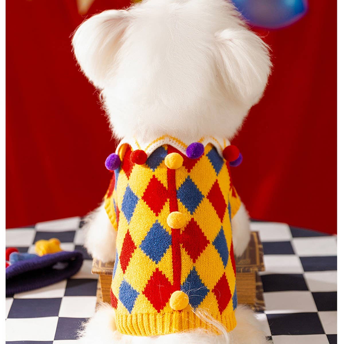 Funny Circus Dog Holiday Outfit_CWMM12112 PAWPAWwholesale