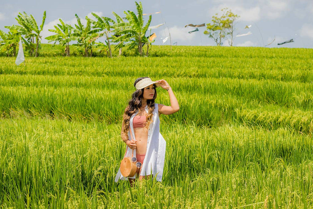 Natural Island Visor Straw Hat The Artisan and Company
