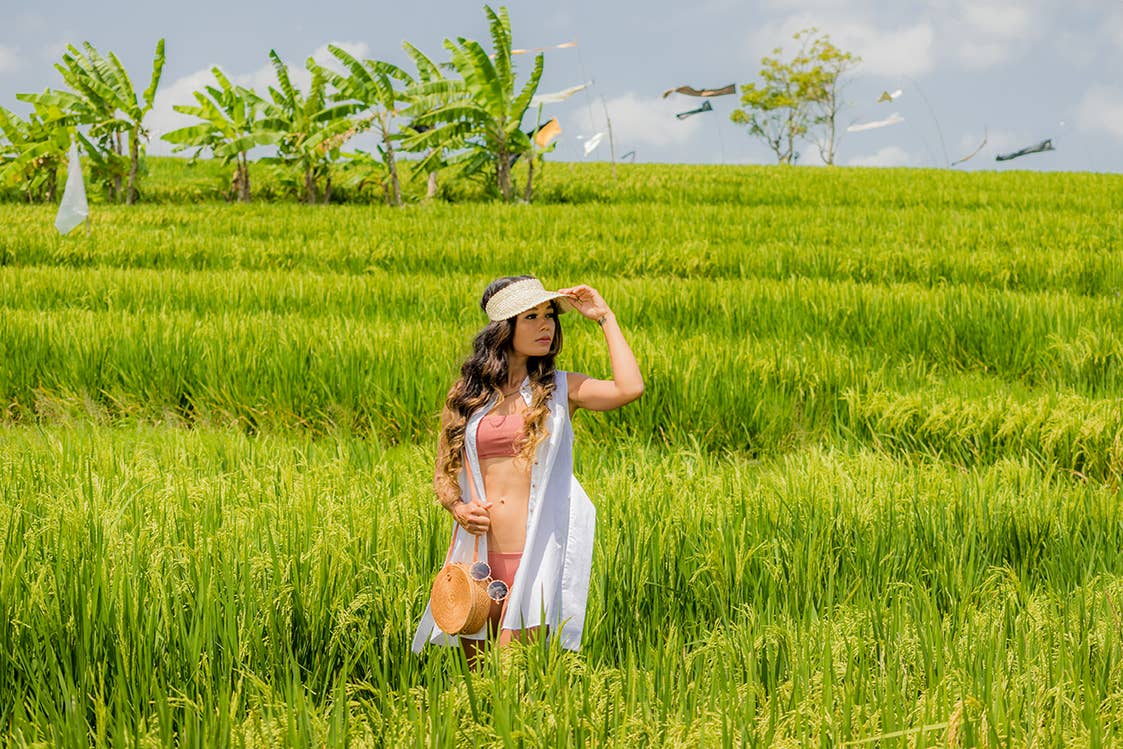 Natural Island Visor Straw Hat The Artisan and Company