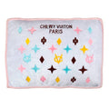 White Chewy Vuiton Bed Soft, Washable Dog Bed - The Bougie Pet Boutique