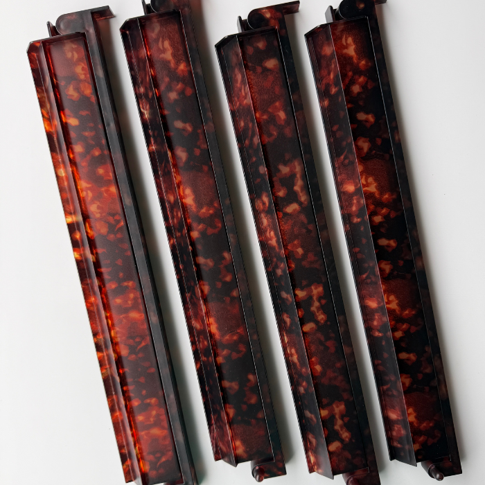 Tortoise Shell Mahjong Rack & Pusher Set – Mahjong Accessory Mahjong Studios