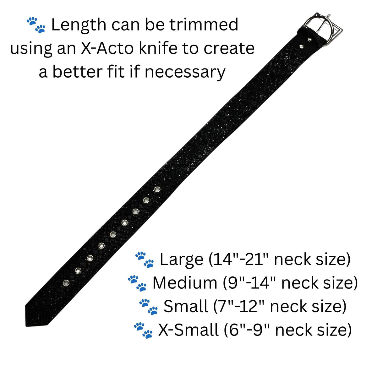 Black Rhinestone Dog Collar Dog Collar World