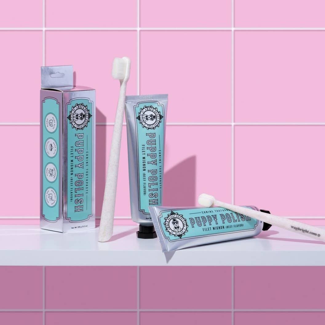 Puppy Polish Toothpaste - Old Fashioned Peanut Butter - The Bougie Pet Boutique