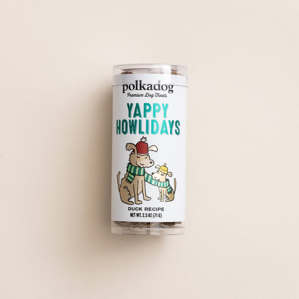 Holiday Mini Tube: Yappy Howlidays - Dog Treats - The Bougie Pet Boutique