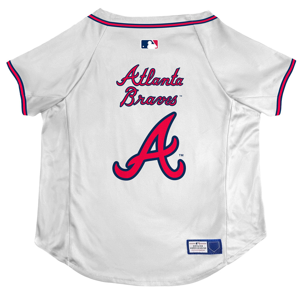 MLB Atlanta Braves Pet Stretch Jersey Little Earth Productions